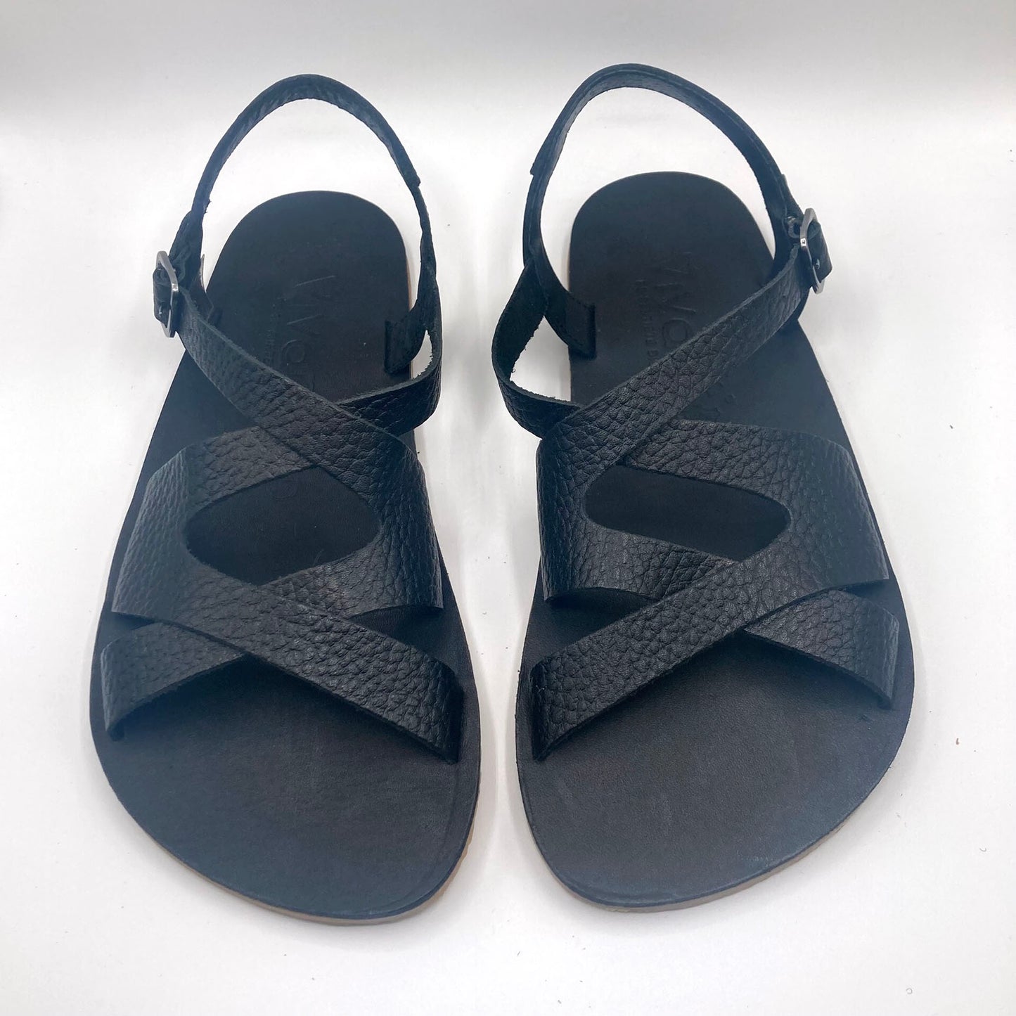 Vivant - Sandalia Barefoot Adulto - V-8104 Piel Rustick Negro