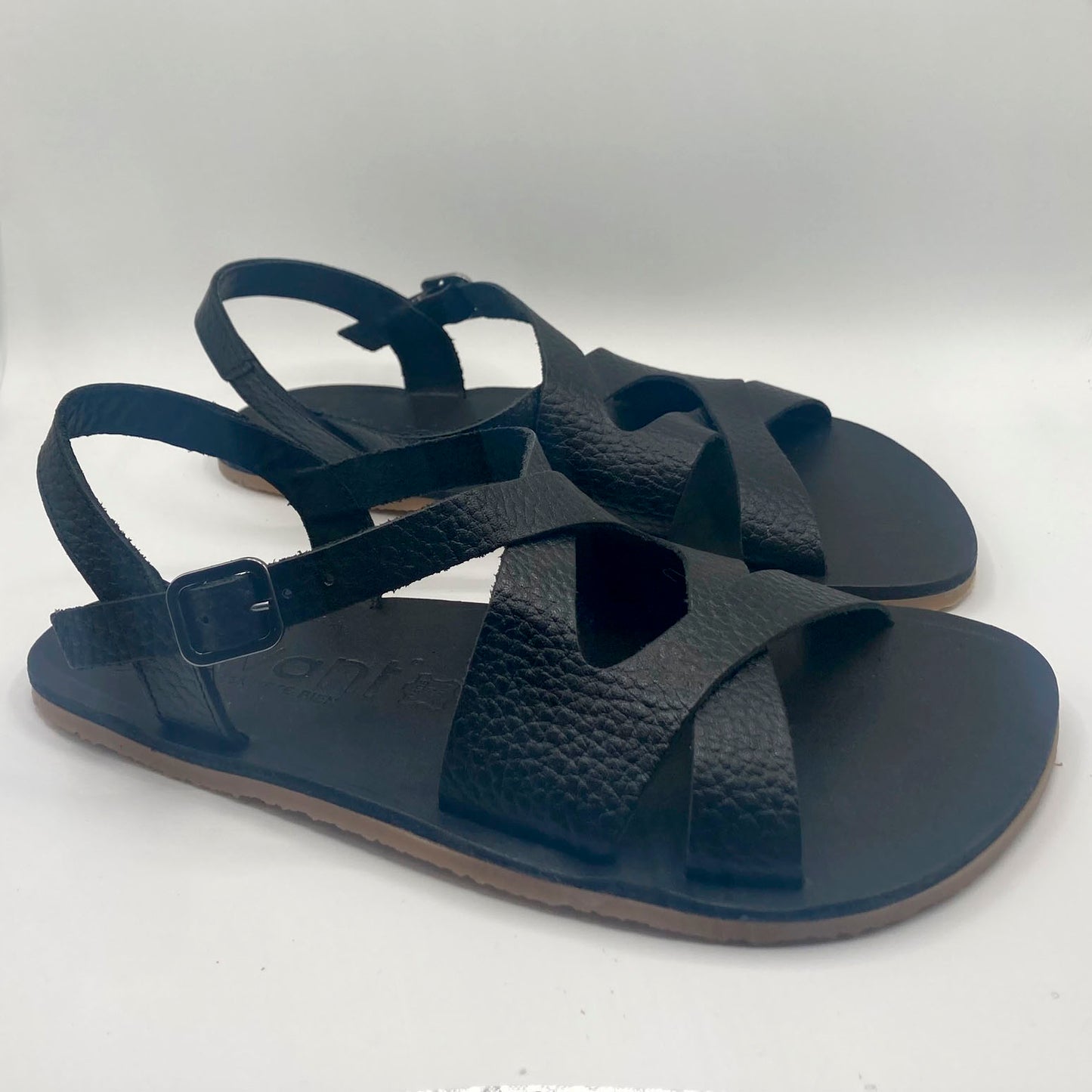 Vivant - Sandalia Barefoot Adulto - V-8104 Piel Rustick Negro